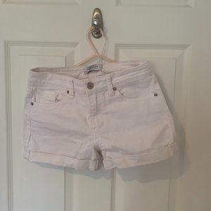 White Just USA Jean Shorts